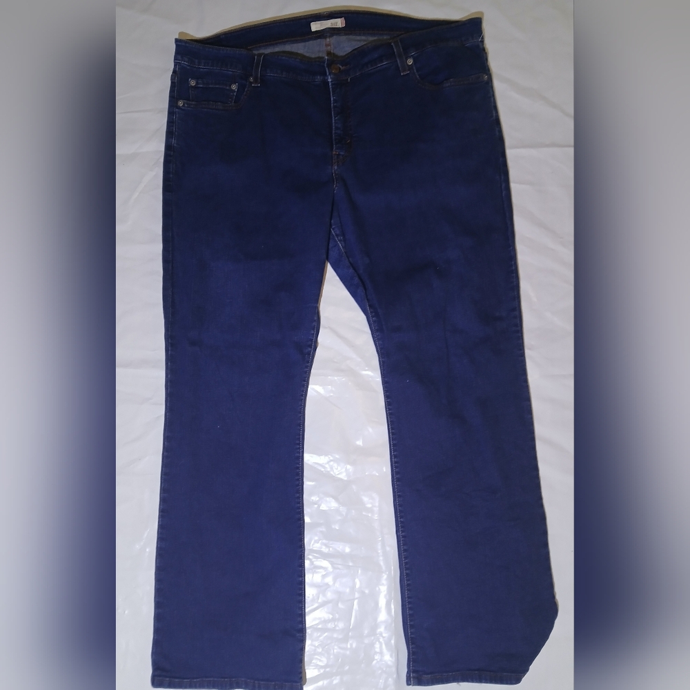 Levi’s Women’s Shaping Boot Cut Jeans – Blue – Size 24W